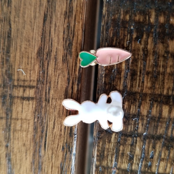 💥💥HOST PICK💥💥🐰🐇🥕 Bunny & Carrot earrings - Picture 5 of 6